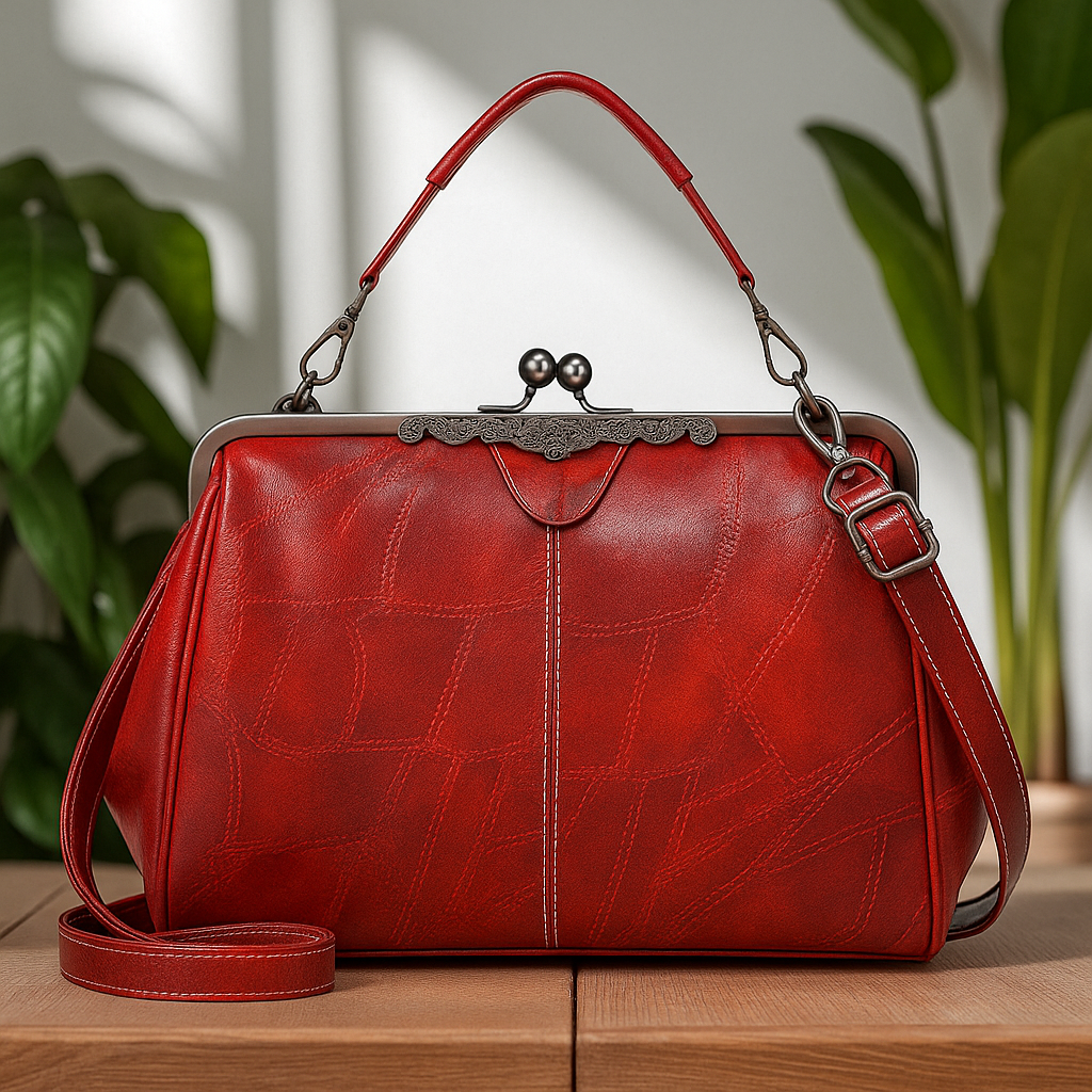 Klassische Vintage-Bügeltasche