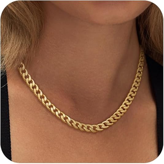 Exklusive massive Cuban Link Halskette – Gold