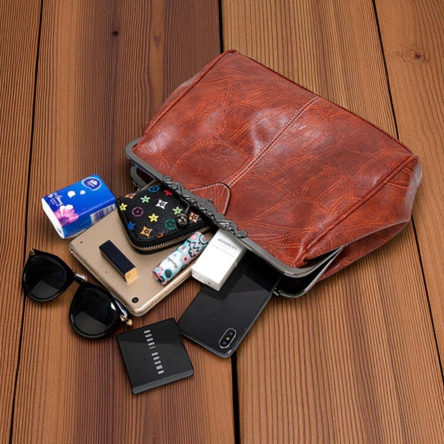 Klassische Vintage-Bügeltasche