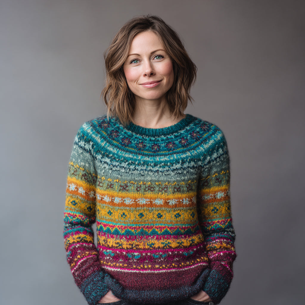 Emelia™ | Bequemer Retro-Pullover