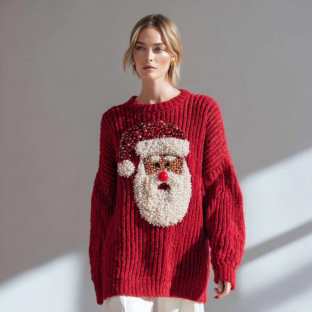 Isa Festlicher Santa-Pullover
