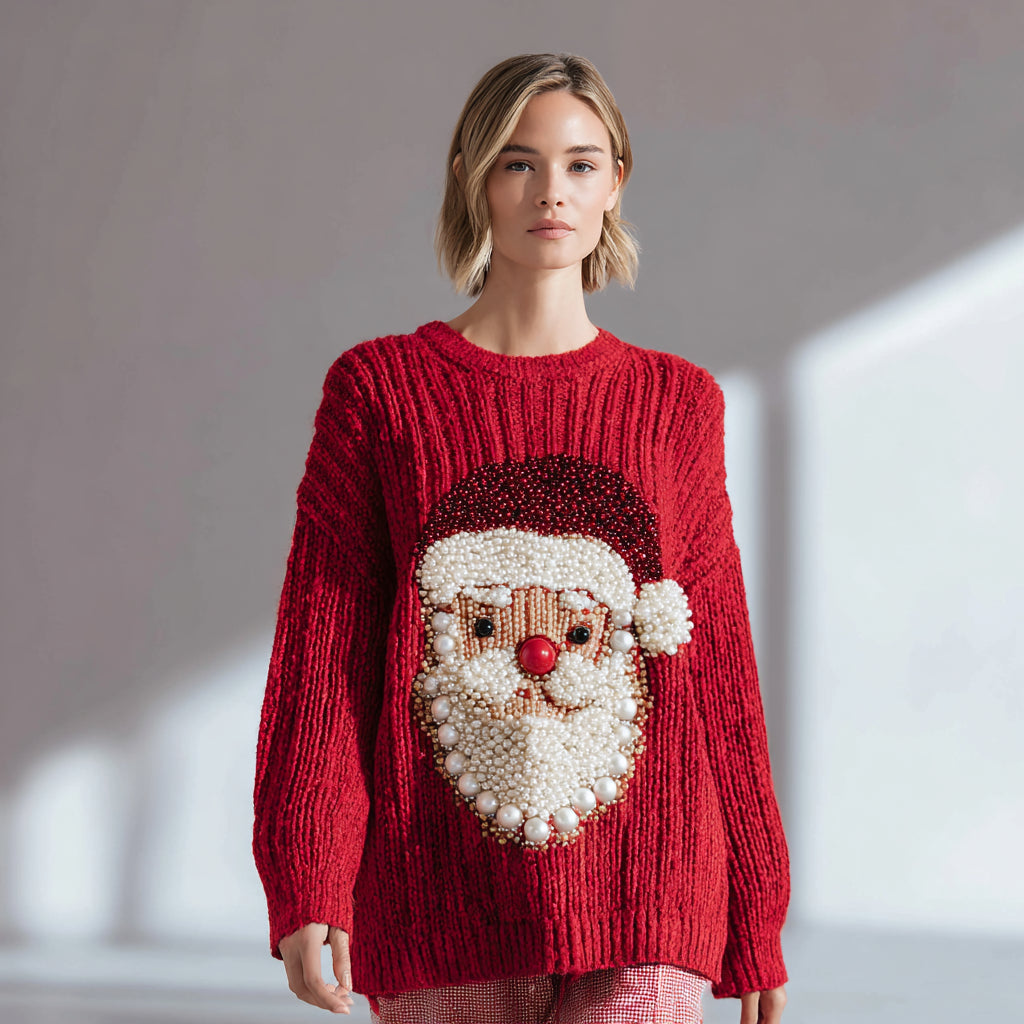 Isa Festlicher Santa-Pullover